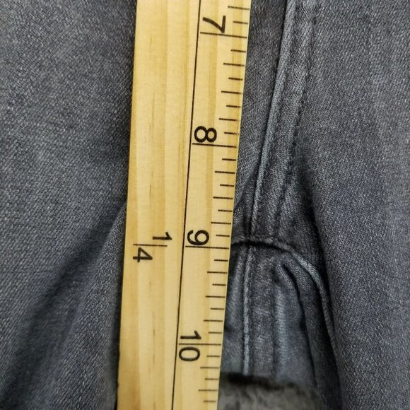 Paige Jeans Womens 32 Verdugo Gray Stretch Mid Rise Ultra Skinny - Picture 6 of 16